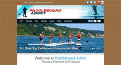 Desktop Screenshot of paddleboardaddict.com